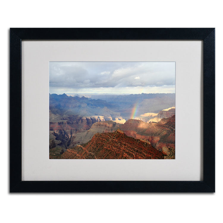 Pierre Leclerc Grand Canyon Rainbow Black Wooden Framed Art 18 x 22 Inches Image 2