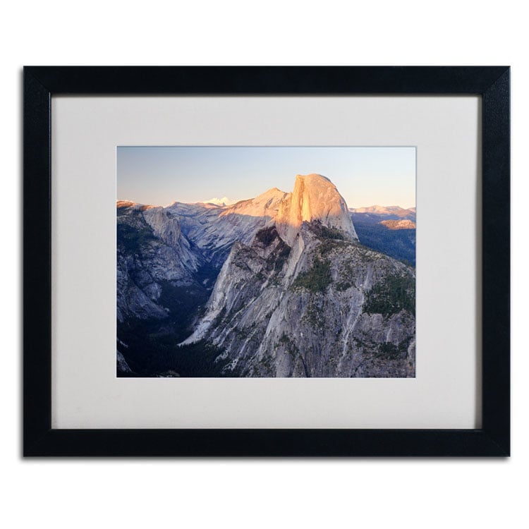 Pierre Leclerc Half Dome Yosemite Black Wooden Framed Art 18 x 22 Inches Image 2