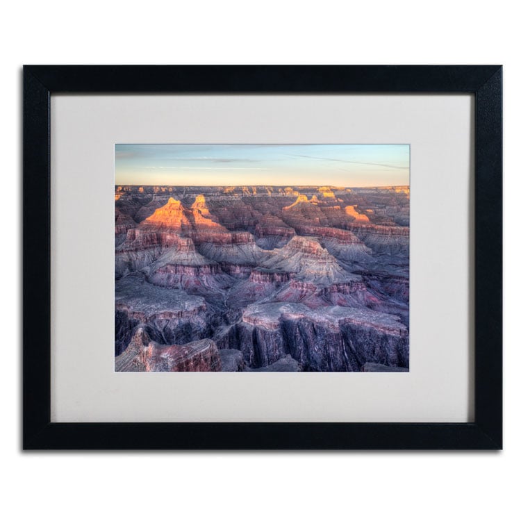 Pierre Leclerc Grand Canyon Sunset Black Wooden Framed Art 18 x 22 Inches Image 2