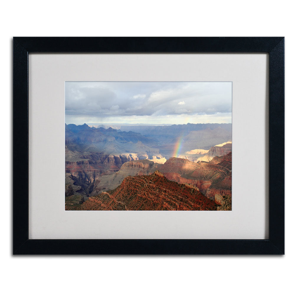 Pierre Leclerc Grand Canyon Rainbow Black Wooden Framed Art 18 x 22 Inches Image 3