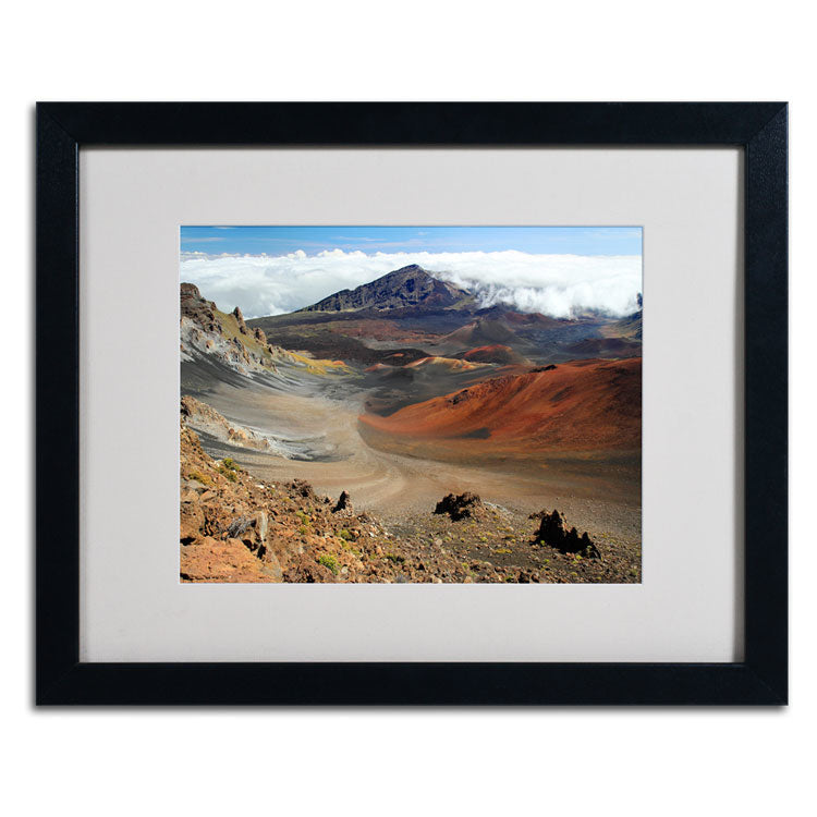 Pierre Leclerc Haleakala Maui Black Wooden Framed Art 18 x 22 Inches Image 2