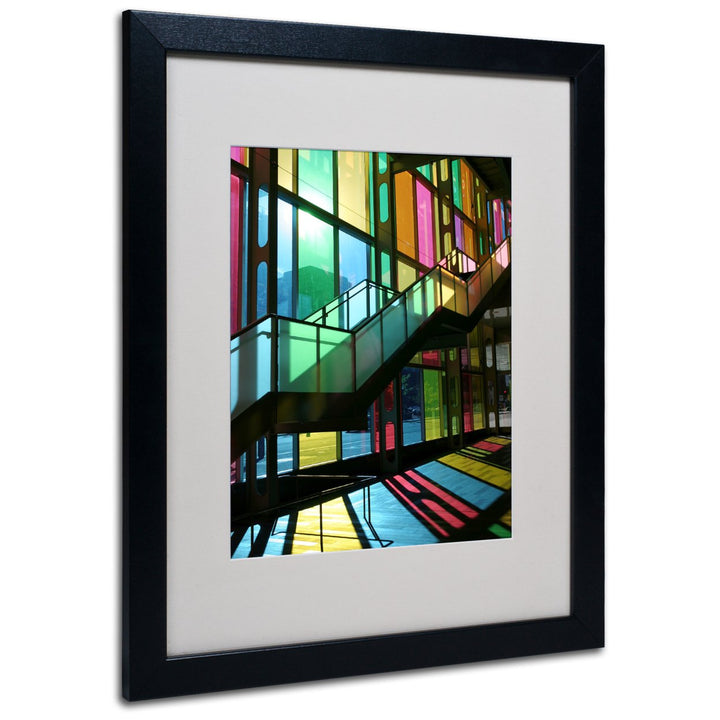 Pierre Leclerc Montreal Color Black Wooden Framed Art 18 x 22 Inches Image 1