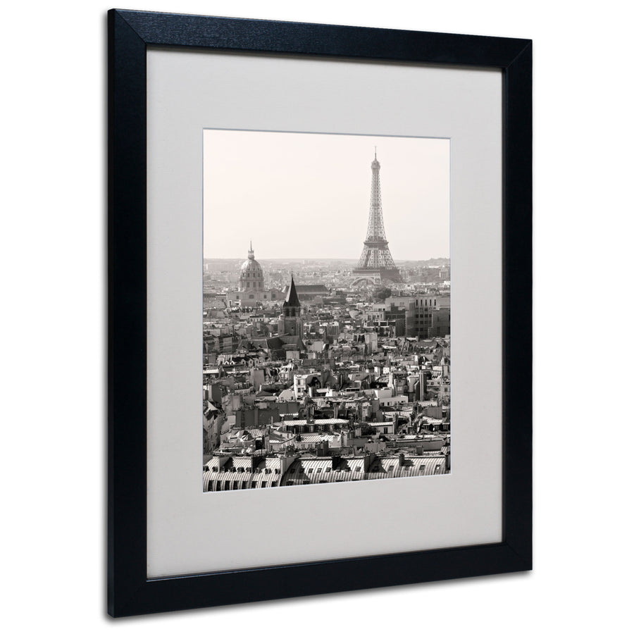 Pierre Leclerc Paris Black Wooden Framed Art 18 x 22 Inches Image 1