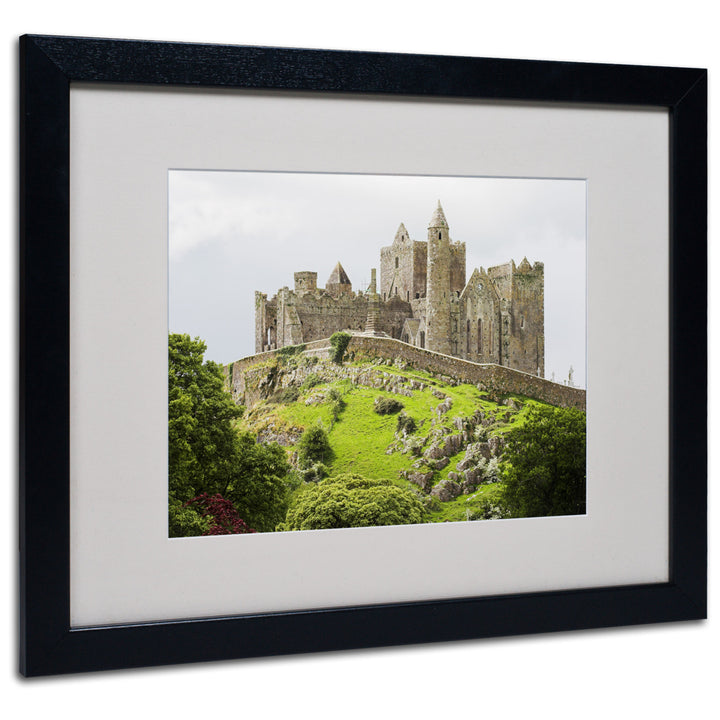 Pierre Leclerc Rock of Cashel Ireland Black Wooden Framed Art 18 x 22 Inches Image 1