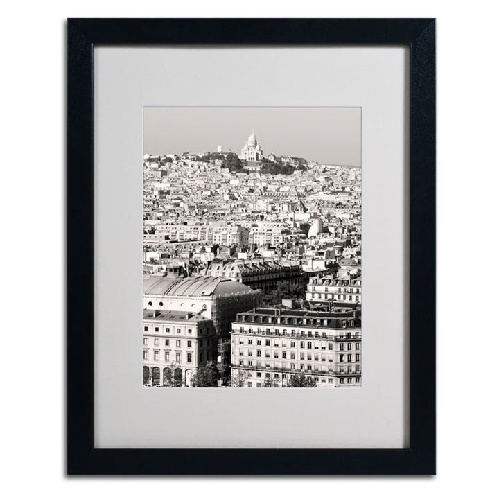 Pierre Leclerc Paris Montmartre Black Wooden Framed Art 18 x 22 Inches Image 2