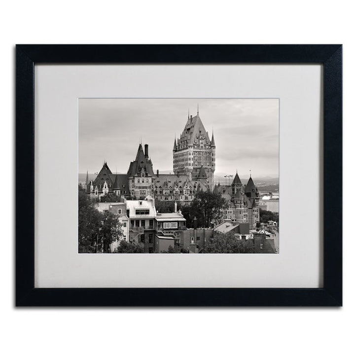 Pierre Leclerc Quebec City Black Wooden Framed Art 18 x 22 Inches Image 2