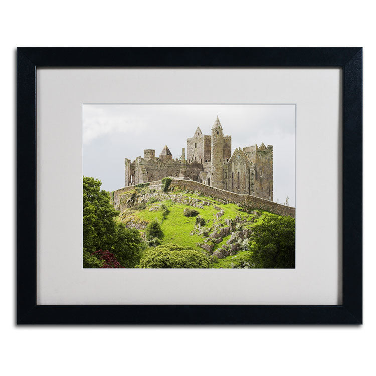 Pierre Leclerc Rock of Cashel Ireland Black Wooden Framed Art 18 x 22 Inches Image 2