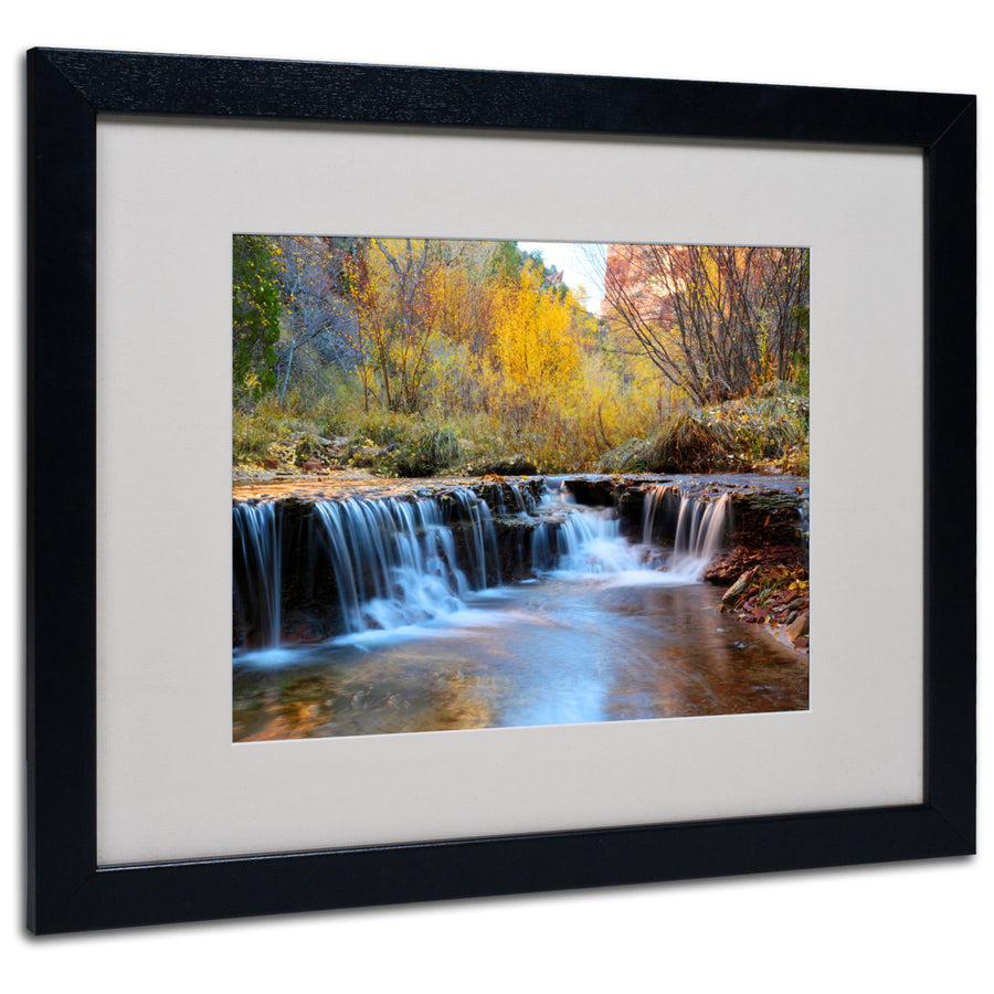 Pierre Leclerc Zion Autumn Black Wooden Framed Art 18 x 22 Inches Image 1