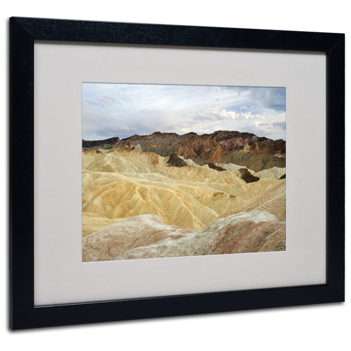 Pierre Leclerc Zabriskie Point 2 Black Wooden Framed Art 18 x 22 Inches Image 1