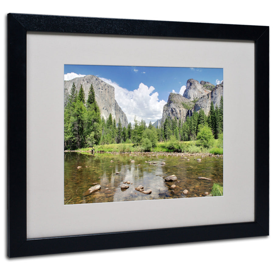 Pierre Leclerc Yosemite Black Wooden Framed Art 18 x 22 Inches Image 1