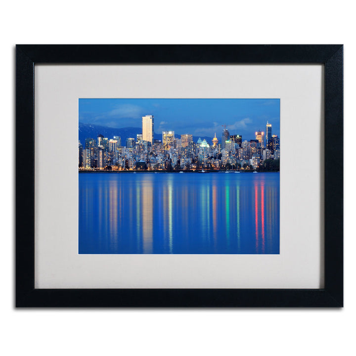 Pierre Leclerc Vancouver City Black Wooden Framed Art 18 x 22 Inches Image 3