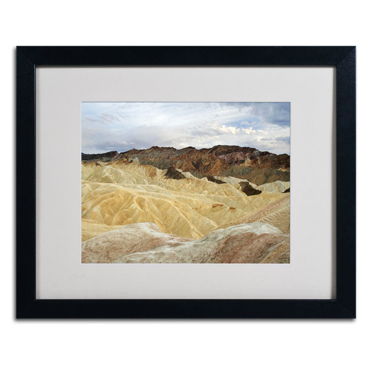 Pierre Leclerc Zabriskie Point 2 Black Wooden Framed Art 18 x 22 Inches Image 2