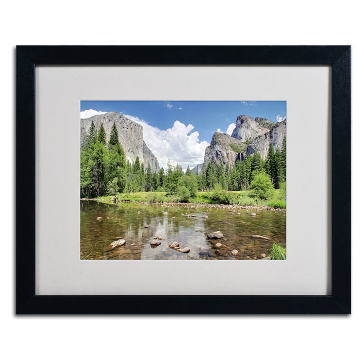 Pierre Leclerc Yosemite Black Wooden Framed Art 18 x 22 Inches Image 2