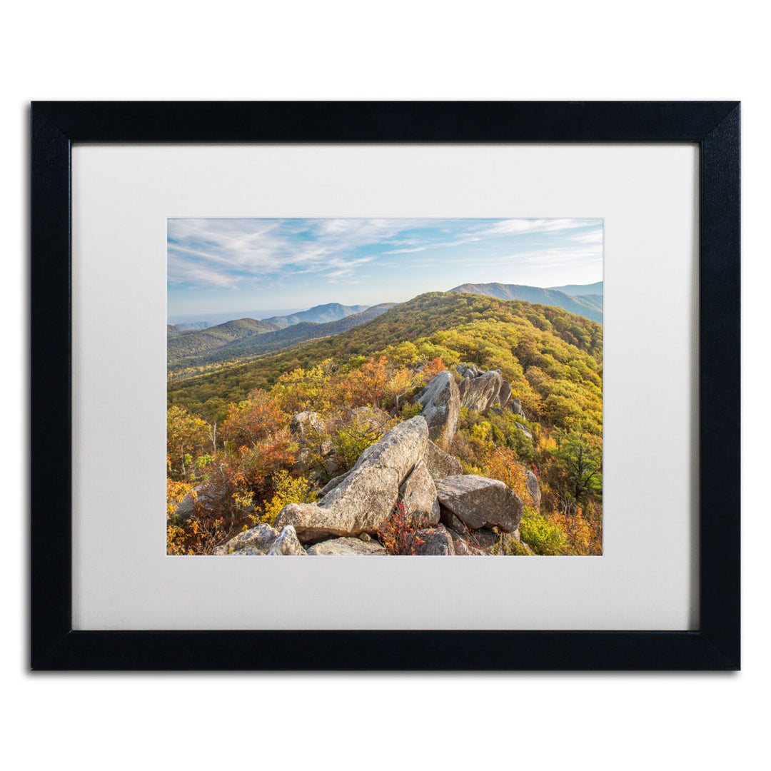 Pierre Leclerc Autumn Ridge Black Wooden Framed Art 18 x 22 Inches Image 1