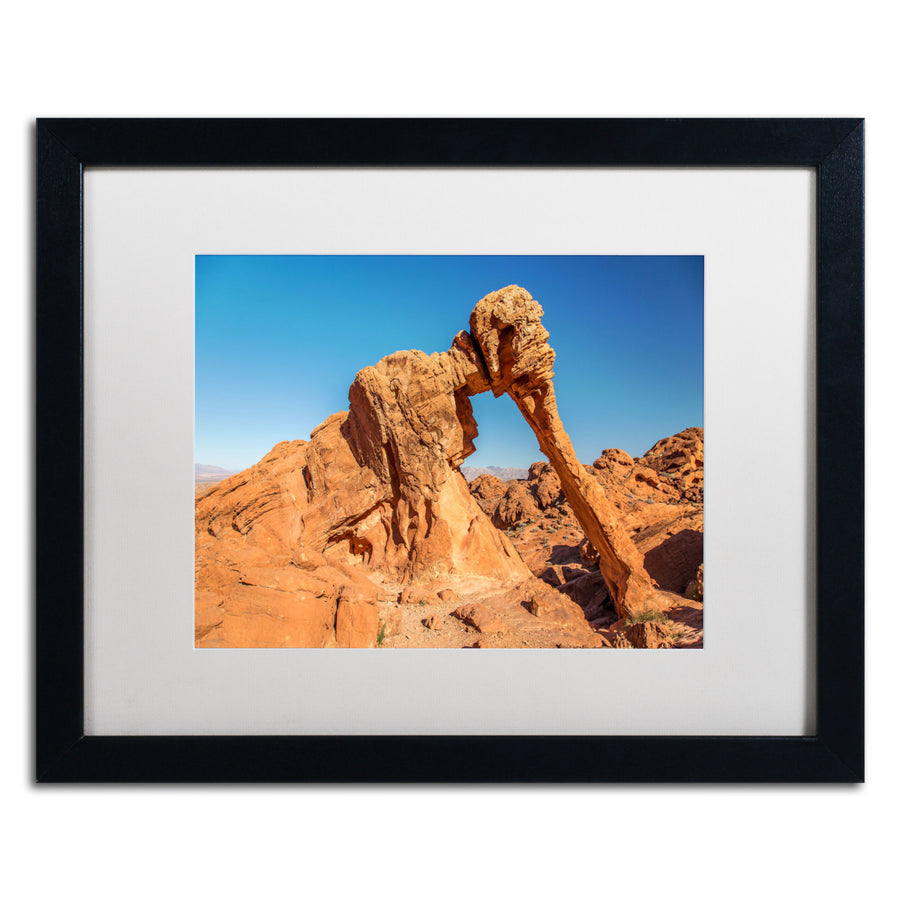 Pierre Leclerc Elephant Rock Black Wooden Framed Art 18 x 22 Inches Image 1