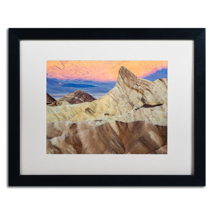 Pierre Leclerc Zabriskie Sunrise Black Wooden Framed Art 18 x 22 Inches Image 1