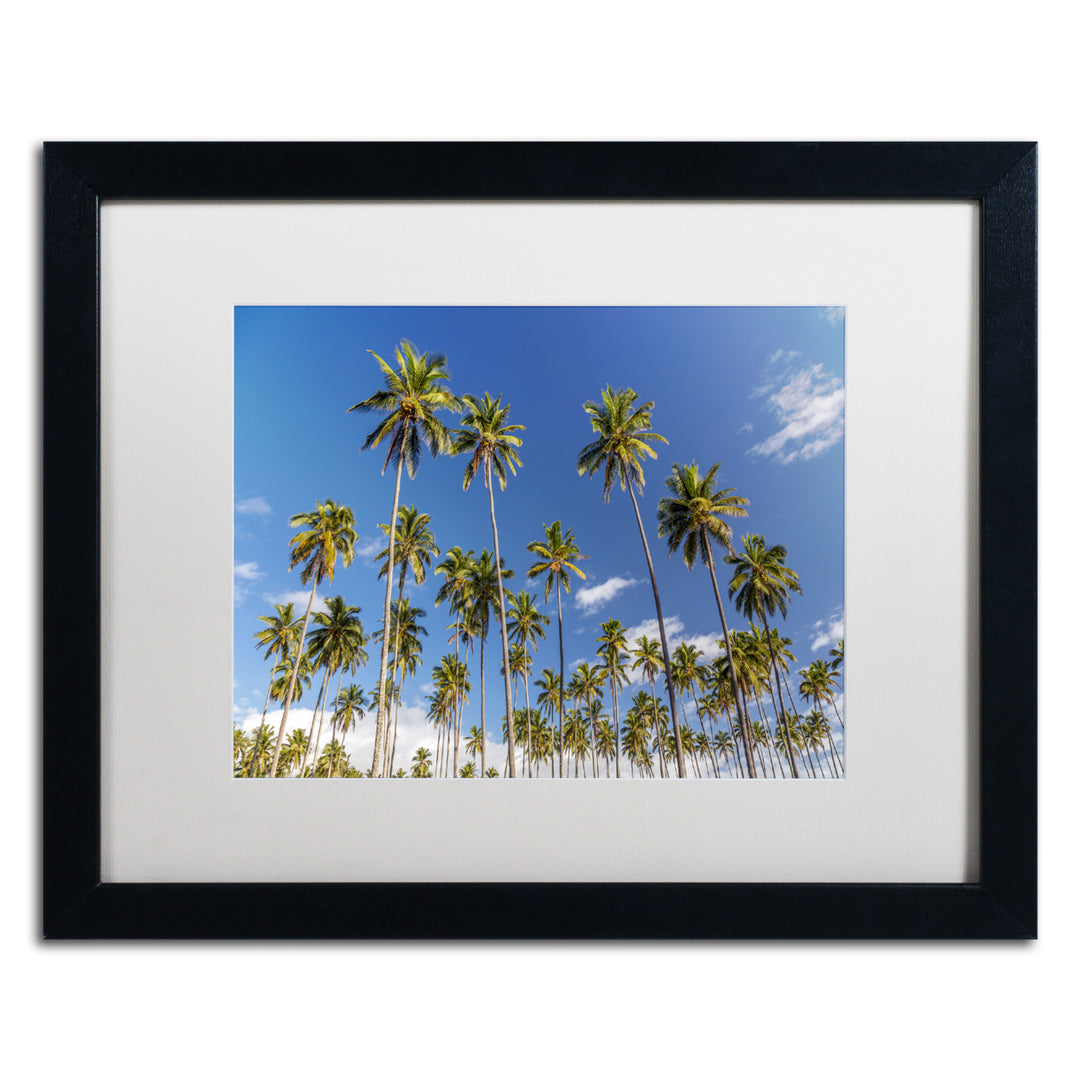 Pierre Leclerc Coconut Grove Black Wooden Framed Art 18 x 22 Inches Image 1