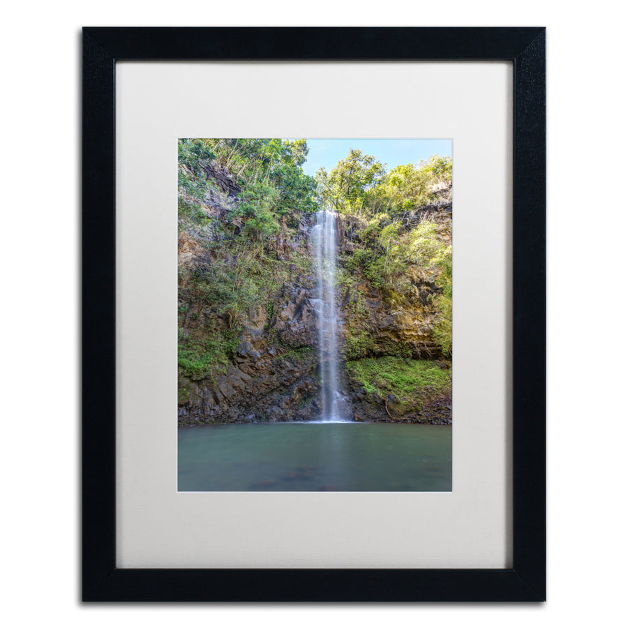 Pierre Leclerc Secret Falls Black Wooden Framed Art 18 x 22 Inches Image 1