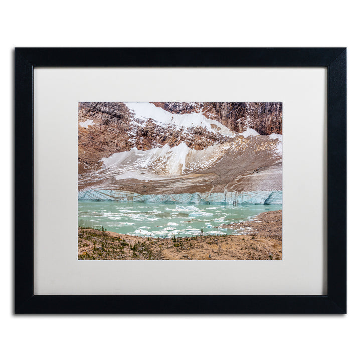 Pierre Leclerc Iceberg Lake Black Wooden Framed Art 18 x 22 Inches Image 1