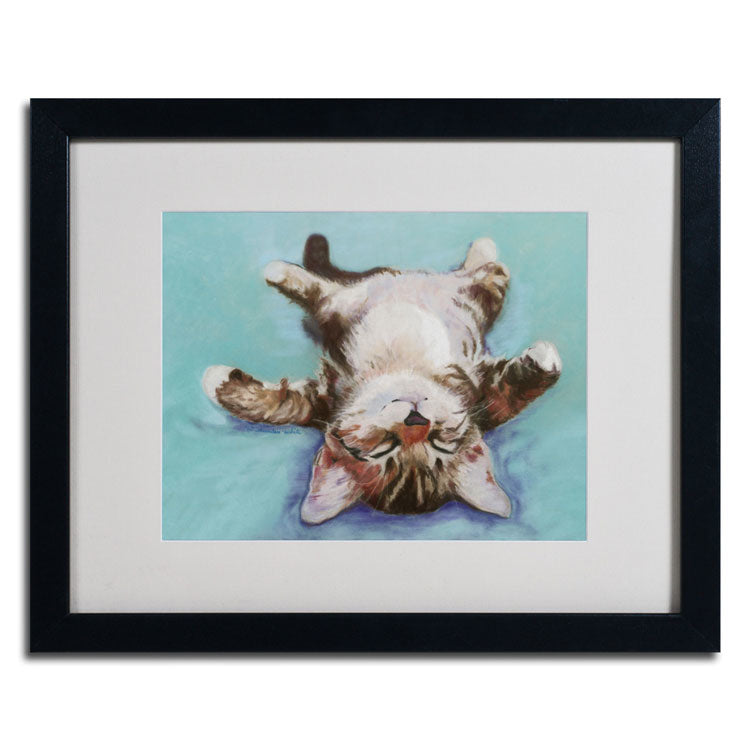 Pat Saunders-White Little Napper Black Wooden Framed Art 18 x 22 Inches Image 2