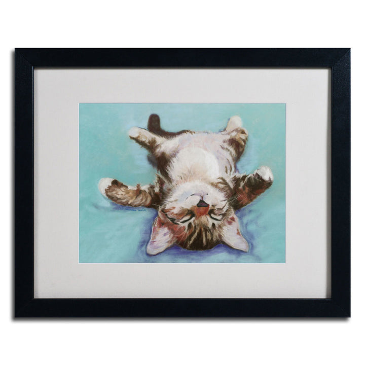 Pat Saunders-White Little Napper Black Wooden Framed Art 18 x 22 Inches Image 3