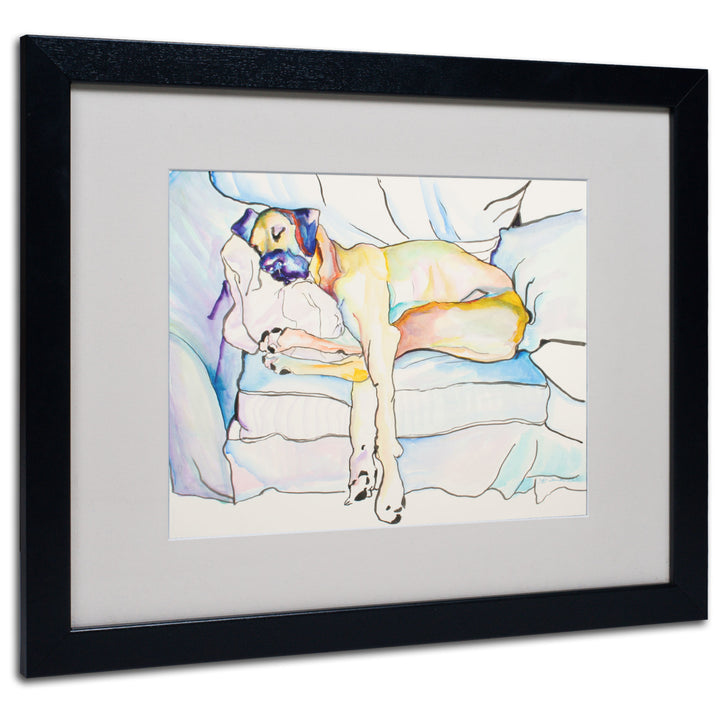 Pat Saunders Sleeping Beauty Black Wooden Framed Art 18 x 22 Inches Image 1