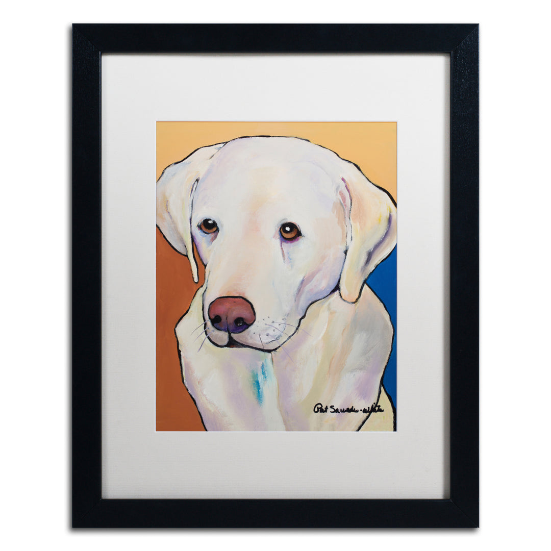 Pat Saunders-White Millie Large Black Wooden Framed Art 18 x 22 Inches Image 1