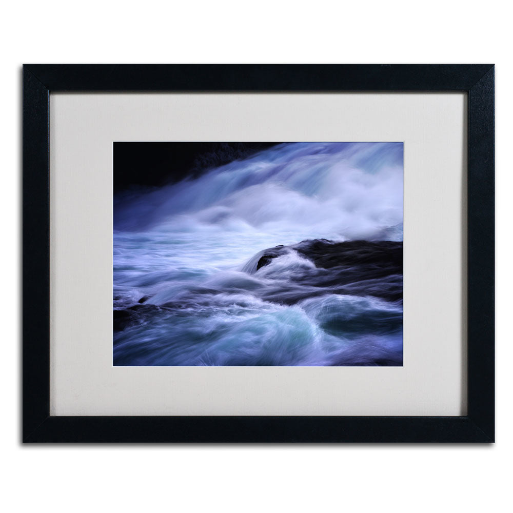 Philippe Sainte-Laudy Blue Stream Black Wooden Framed Art 18 x 22 Inches Image 3