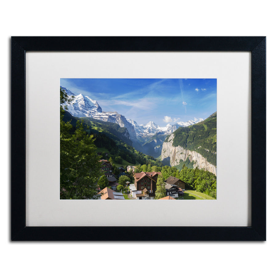 Philippe Sainte-Laudy A  Day in the Swiss Alps Black Wooden Framed Art 18 x 22 Inches Image 1