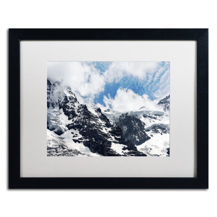 Philippe Sainte-Laudy Jungfraujoch Switzerland Black Wooden Framed Art 18 x 22 Inches Image 1