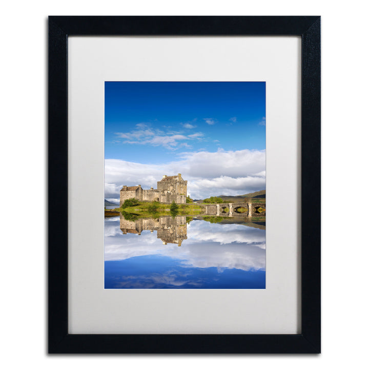 Philippe Sainte-Laudy Eilean Donan Black Wooden Framed Art 18 x 22 Inches Image 1