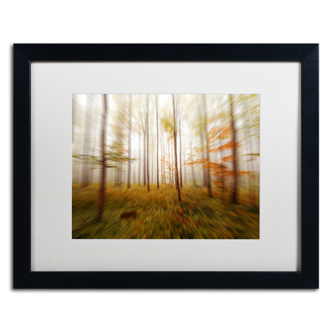 Philippe Sainte-Laudy Autumn Go Fast Black Wooden Framed Art 18 x 22 Inches Image 1