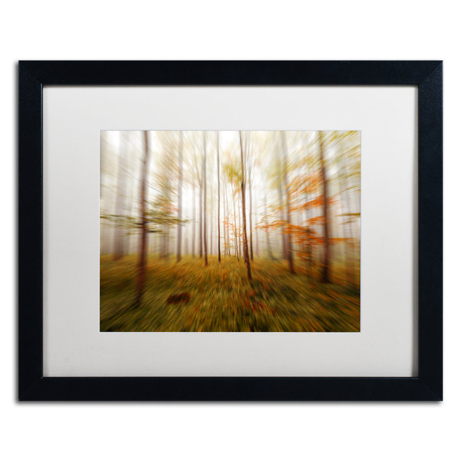 Philippe Sainte-Laudy Autumn Go Fast Black Wooden Framed Art 18 x 22 Inches Image 1