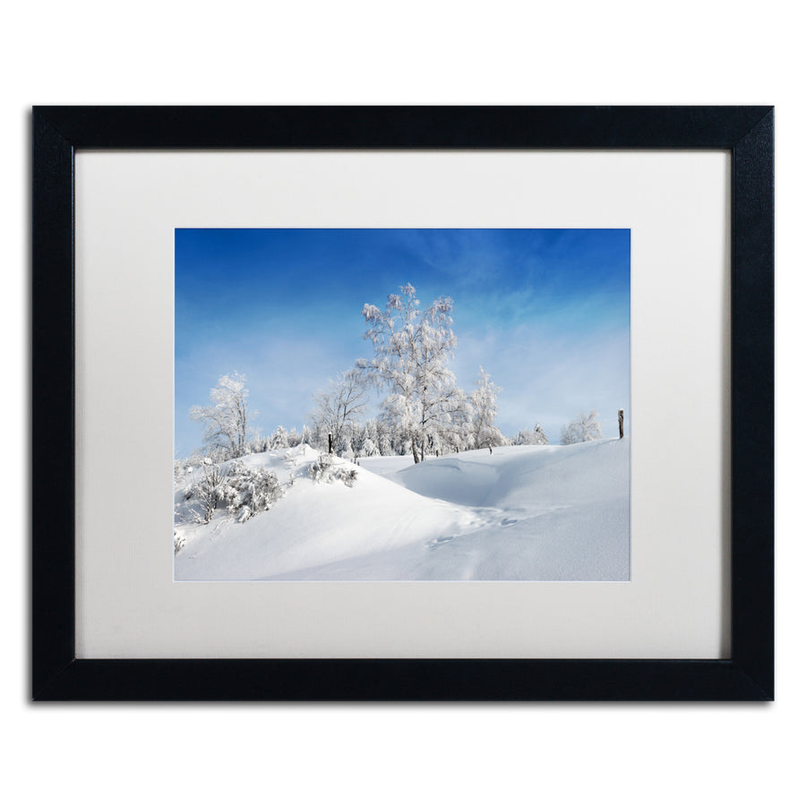 Philippe Sainte-Laudy Dressed For Winter Black Wooden Framed Art 18 x 22 Inches Image 1