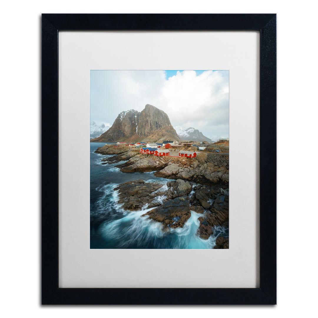 Philippe Sainte-Laudy Hamnoy Black Wooden Framed Art 18 x 22 Inches Image 1