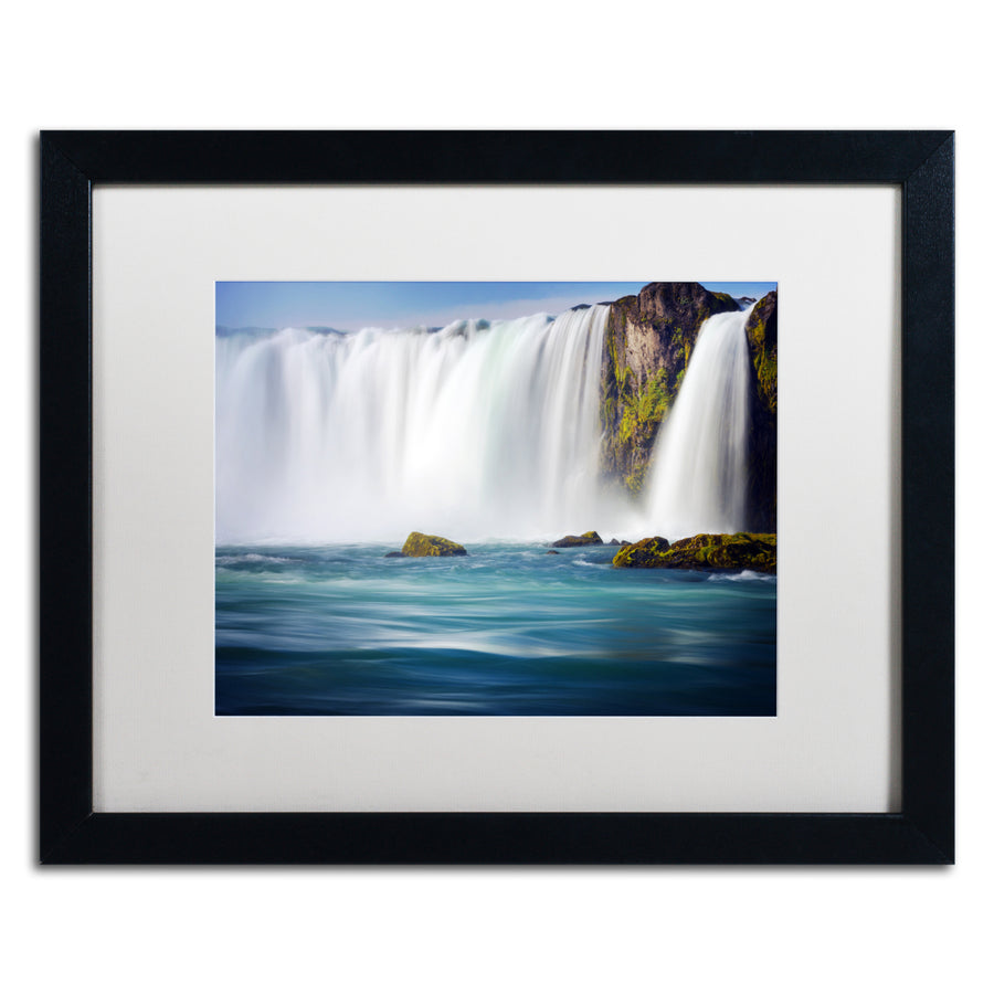 Philippe Sainte-Laudy Gooafoss Black Wooden Framed Art 18 x 22 Inches Image 1