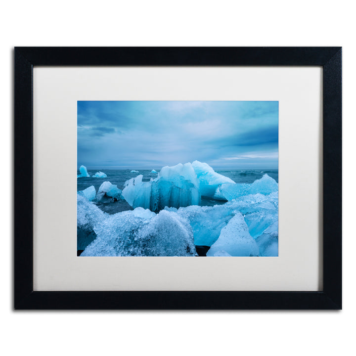 Philippe Sainte-Laudy Ice Park Black Wooden Framed Art 18 x 22 Inches Image 1