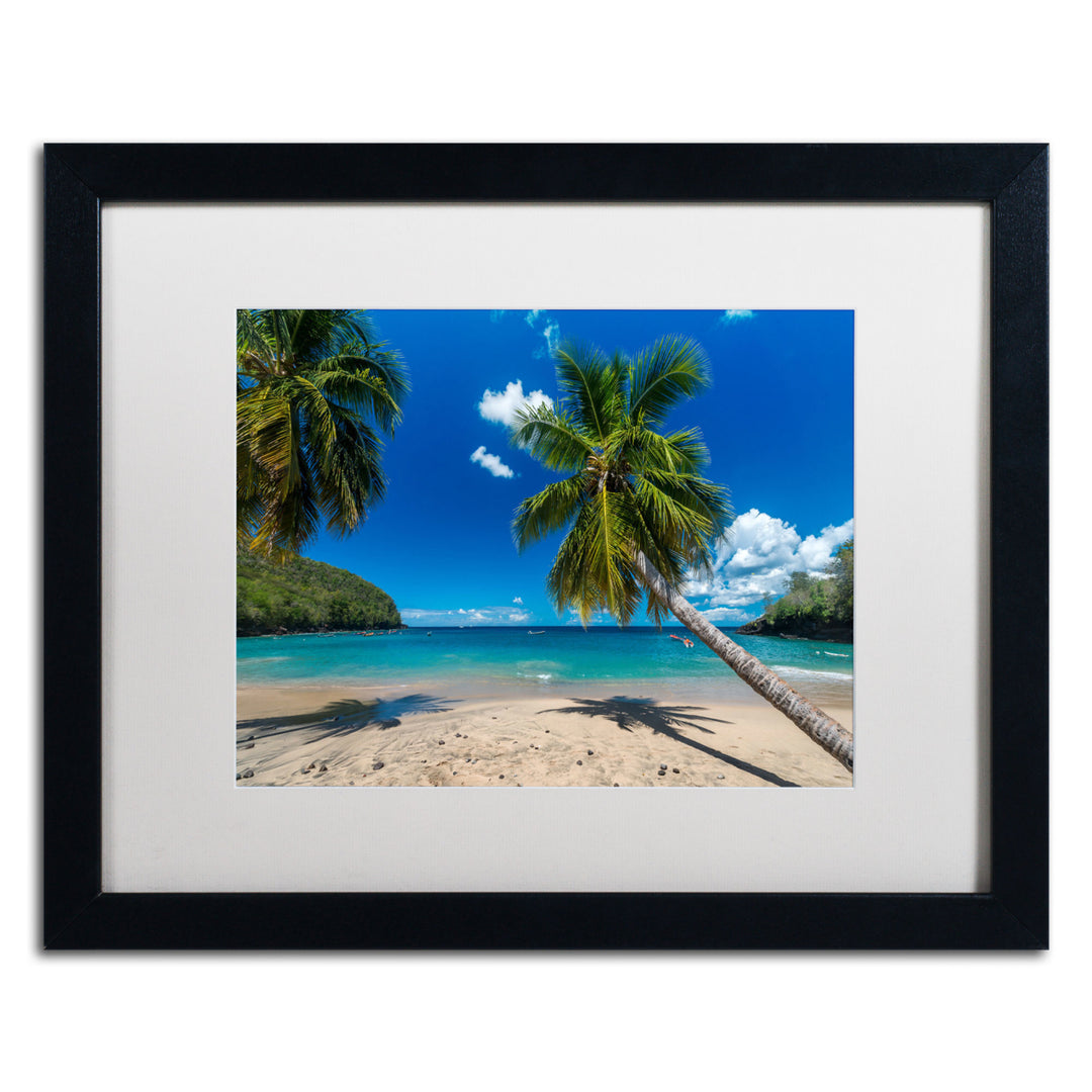 Mathieu Rivrin Martinique Black Wooden Framed Art 18 x 22 Inches Image 1