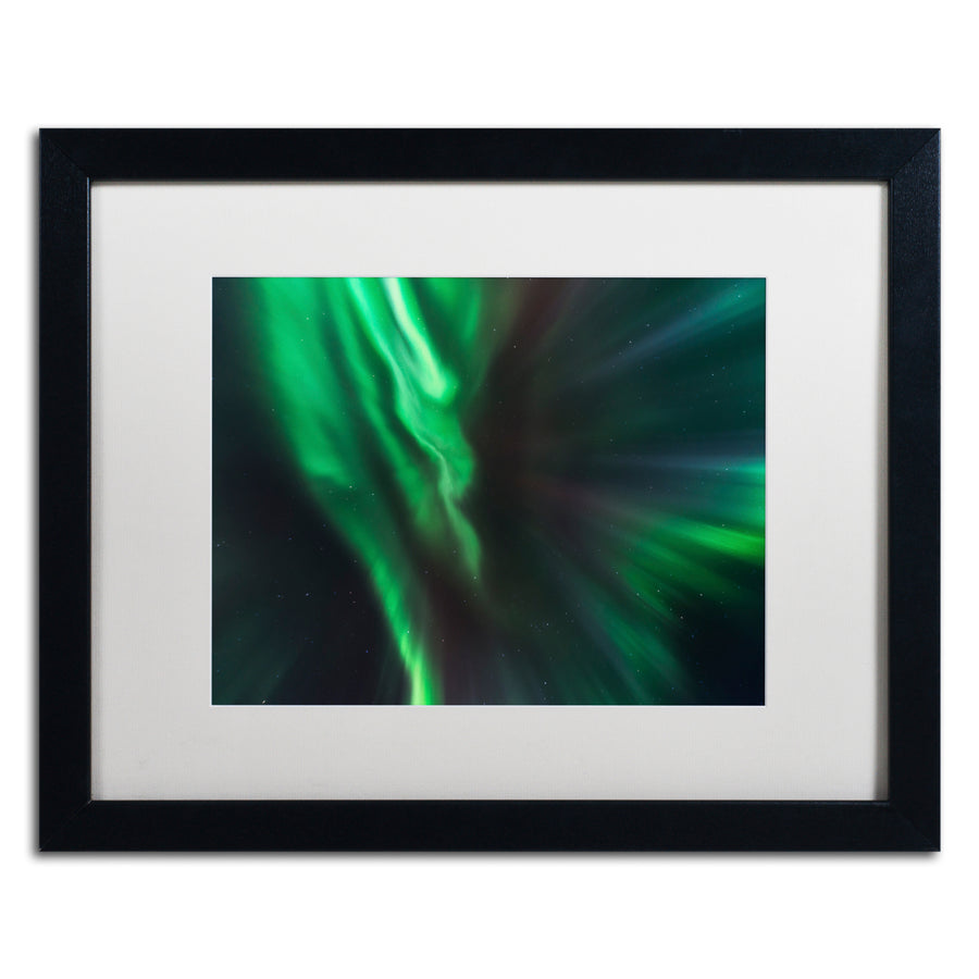 Mathieu Rivrin Lights of Gods Black Wooden Framed Art 18 x 22 Inches Image 1