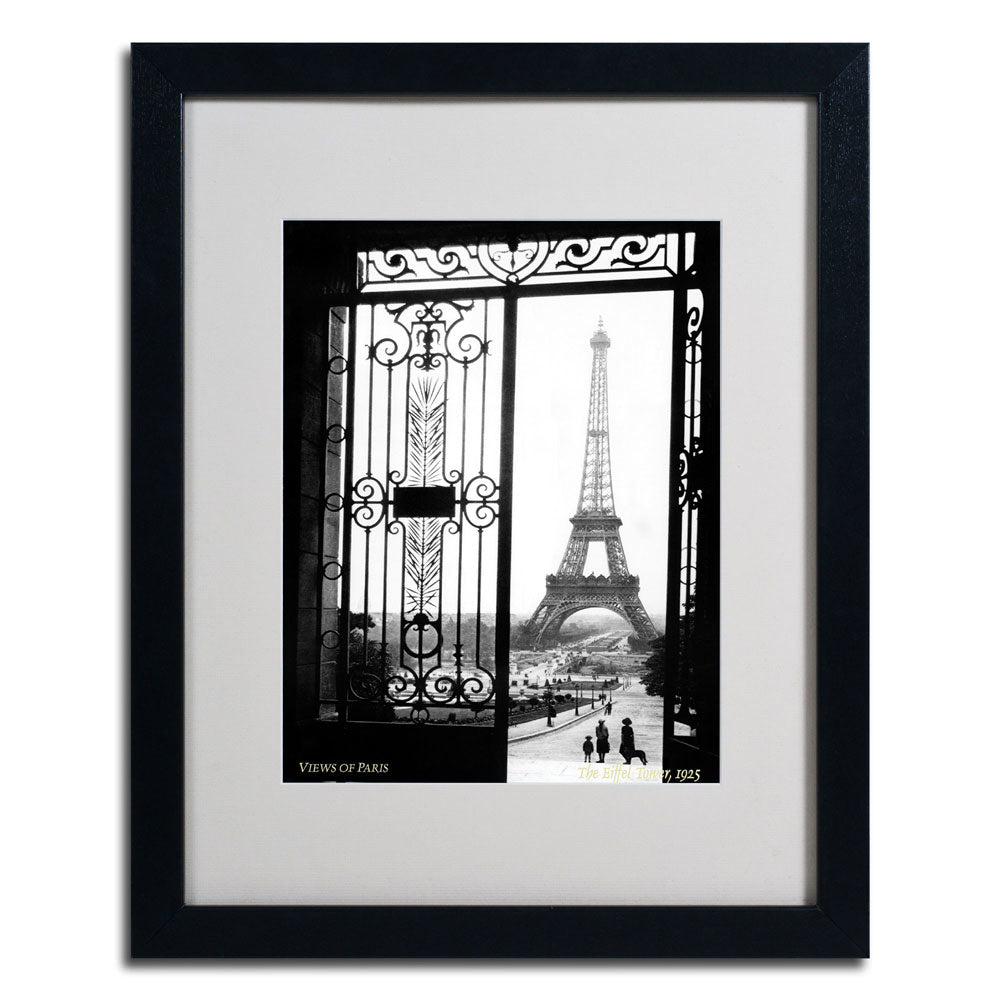 Sally Gall Views of Paris Black Wooden Framed Art 18 x 22 Inches Image 3