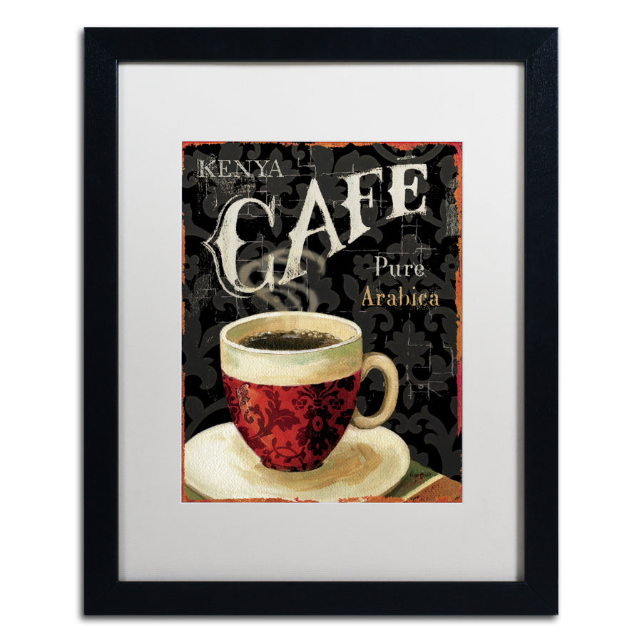 Lisa Audit Todays Coffee I Black Wooden Framed Art 18 x 22 Inches Image 1
