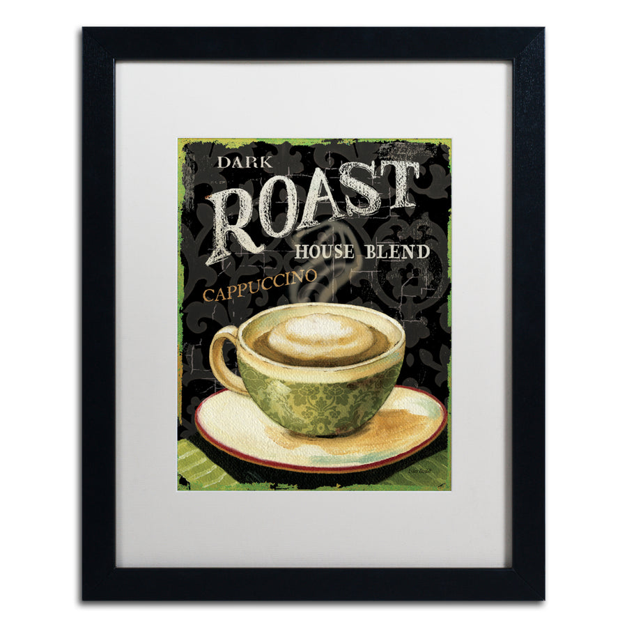 Lisa Audit Todays Coffee III Black Wooden Framed Art 18 x 22 Inches Image 1