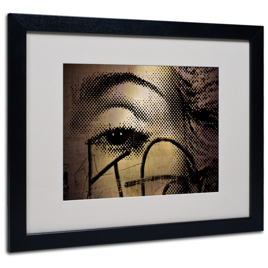 Yale Gurney Madonna Eye Pop Art Black Wooden Framed Art 18 x 22 Inches Image 1
