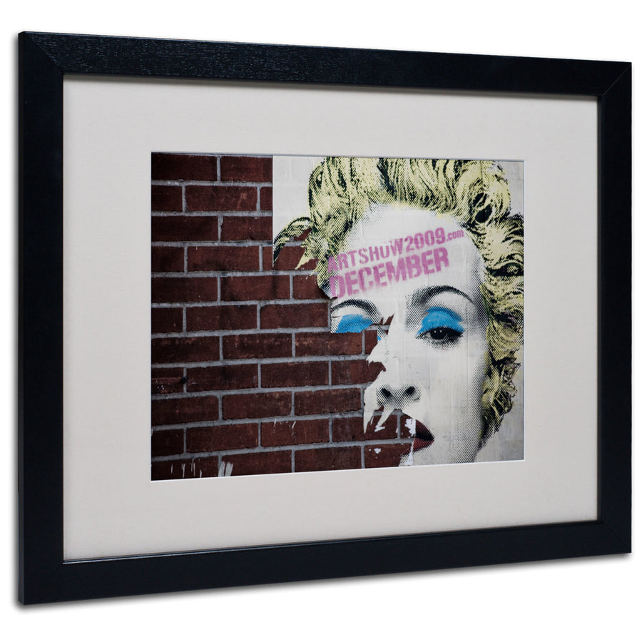 Yale Gurney Madonna Pop Black Wooden Framed Art 18 x 22 Inches Image 1
