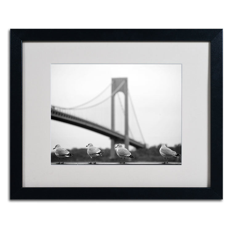 Yale Gurney Verrazano Black Wooden Framed Art 18 x 22 Inches Image 2