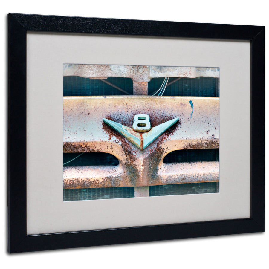Yale Gurney V8 Black Wooden Framed Art 18 x 22 Inches Image 1