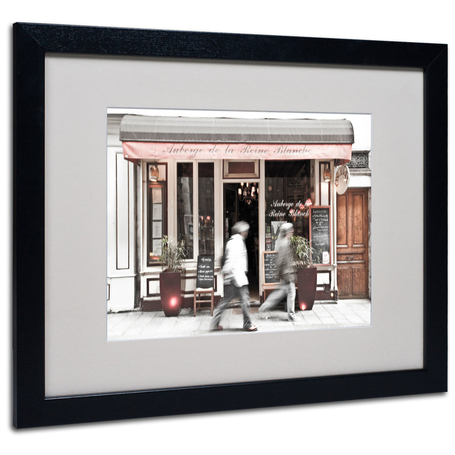 Yale Gurney Paris Parisian Bakery Black Wooden Framed Art 18 x 22 Inches Image 1