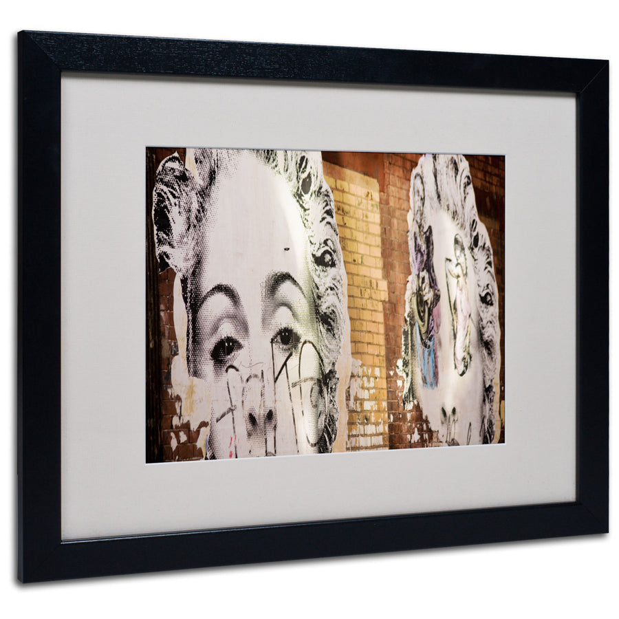 Yale Gurney Pop Art Madonna Meatpacking Black Wooden Framed Art 18 x 22 Inches Image 1