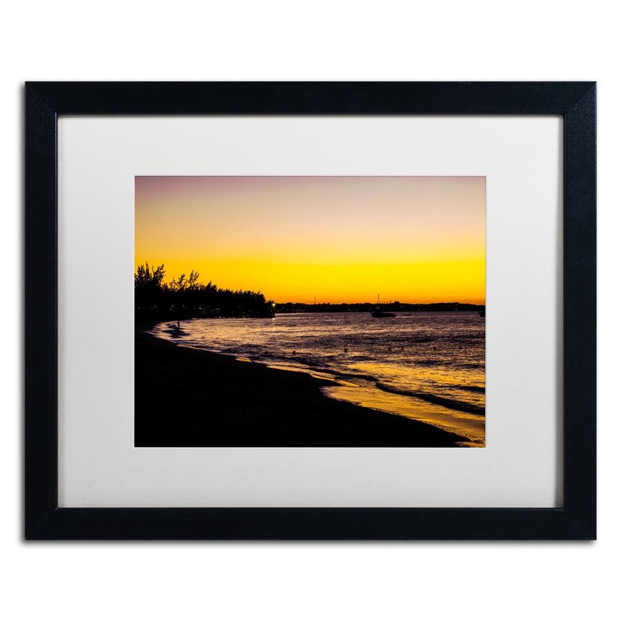 Yale Gurney Deluxe Sunset Black Wooden Framed Art 18 x 22 Inches Image 1