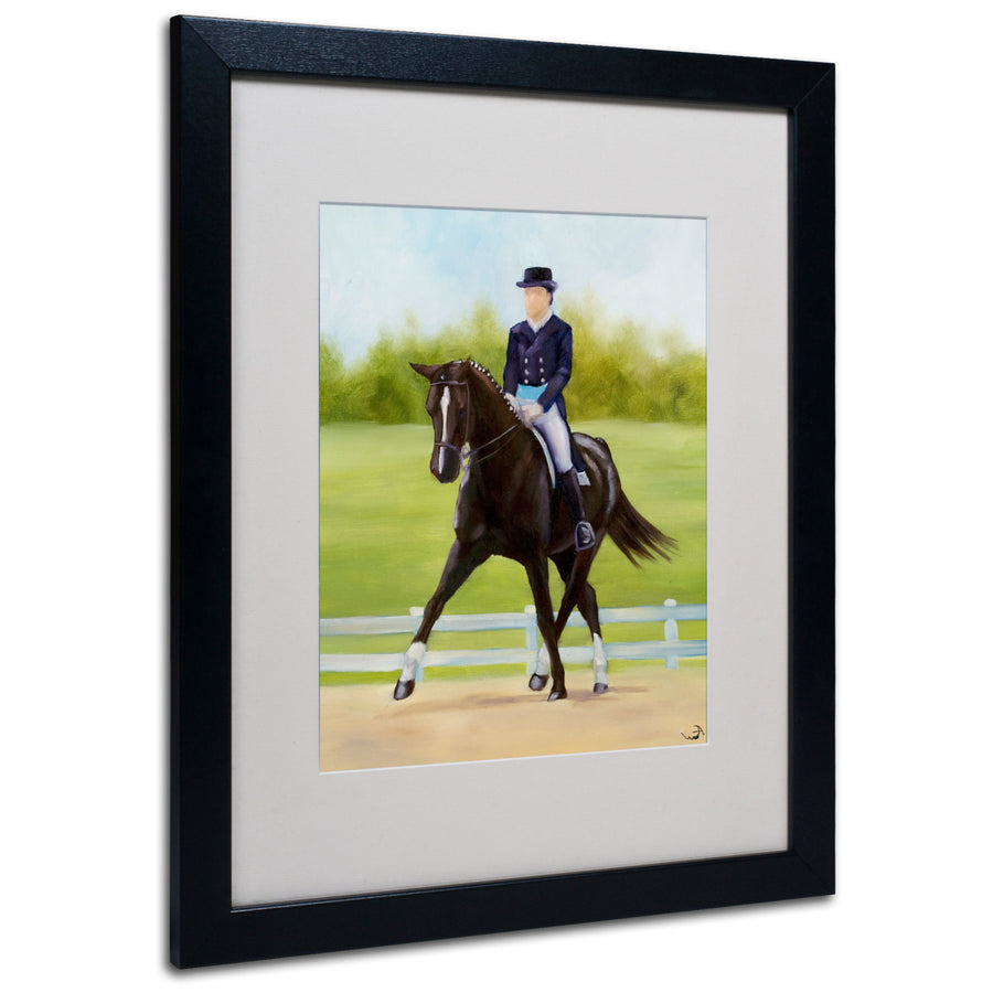 Michelle Moate Horse of Sport IX Black Wooden Framed Art 18 x 22 Inches Image 1